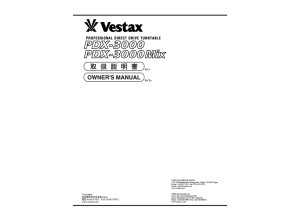 Manuel Vestax PDX 3000 Mix