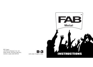 FAB D3 metal instructions 