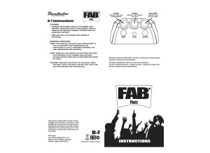 FAB D7 Fuzz manual 