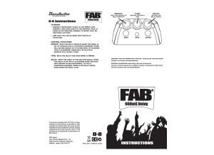 FAB D8 600ms Delay manual 