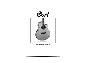 Cort Instruction Manual