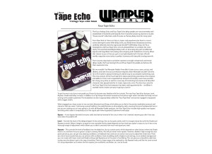 Faux Tape Echo tap 