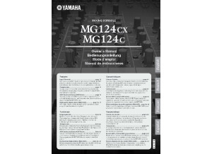 MG124cx MG124c Owner's Manual download 