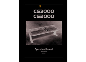Euphonix CS2000+3000 manual 