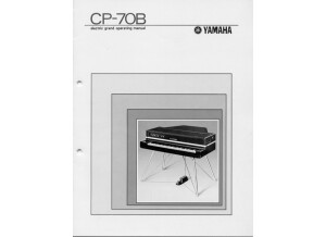 Yamaha CP 70B Operating Manual 