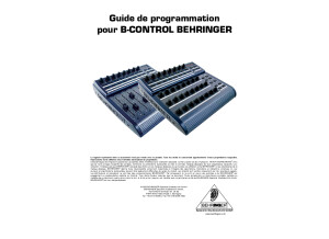 BCR 2000   Guide de programmation 