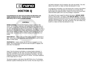 Doctor Q Nano Manual