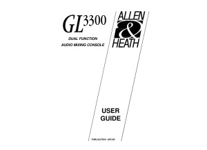 A&H GL3300 Console usa 
