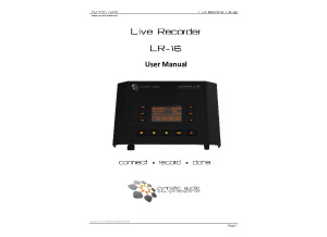 LR16 User Manual 