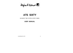 Hughes & Kettner ATS Sixty Manual
