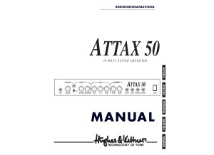 Hughes & Kettner Attax 50 Manual