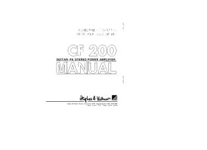 Hughes & Kettner CF200 Manual