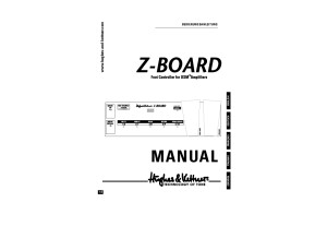 Hughes & Kettner Z-Board Manual
