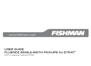fluence single width pickup user guide 