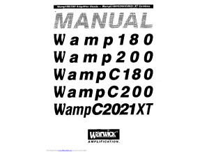 Warwick Wamp C180 Mode d'emploi