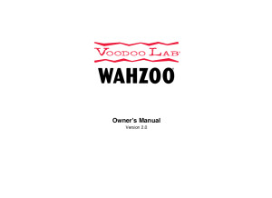 wahzoo manual 