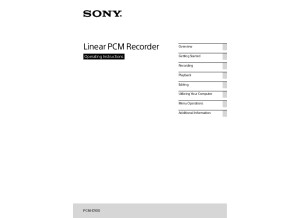 Sony PCM D100 operationmanual 