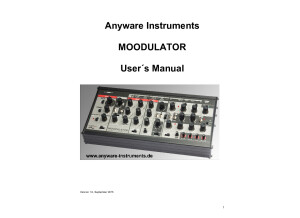 MOODULATOR Manual 1.0 
