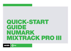 Numark Mixtrack Pro III QSG 