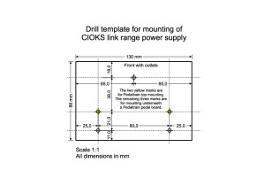 CIOKS link range drill template 