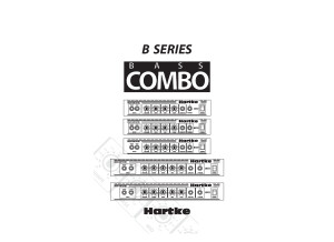 Hartke B Series Bass Combo owner's manual