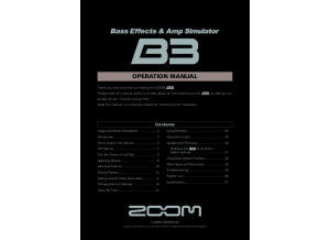 B3 Operation Manual 