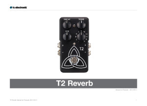 TC Electronic T2 Reverb Manuel fr 