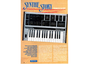 Synthé Story du Teisco S-60F par le mag Keyboards