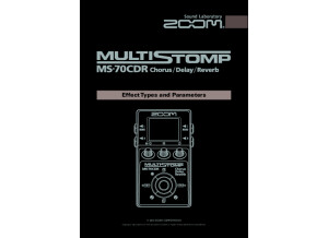 Zoom MS 70CDR - Effects List
