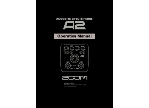Zoom A2 - Manual