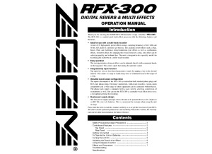 RFX-300 Manual