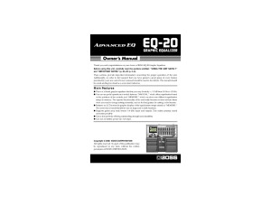 EQ-20 Manual