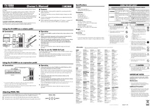 FV-500H Manual