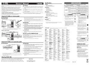 FV-500L Manual
