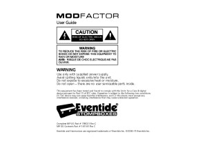 Updated Manual ModFactor UG +141141 