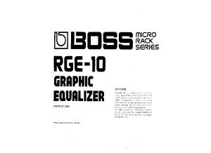 RGE-10 Manual