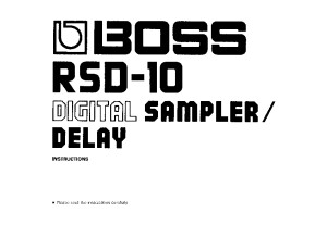 RSD-10 Manual