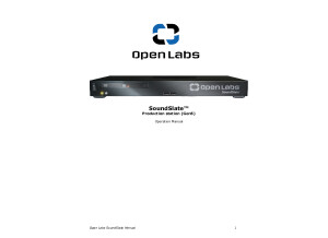 Open Labs Sound Slate Users Manual 