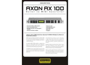 AXON AX100 TechnicalData GB 