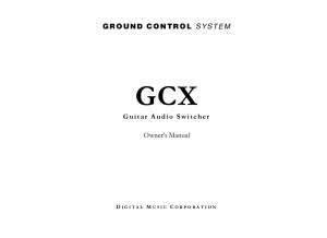 gcx manual 