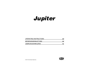 Koch Jupiter 112 Operating instructions