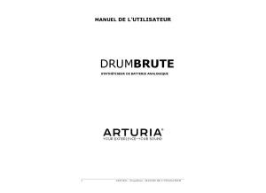 DrumBrute Manual 1 0 FR avec signets  PDF