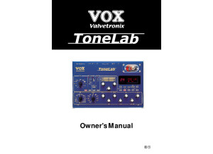 ToneLab Owner's Manual