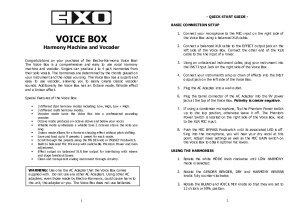 Voice Box Manual