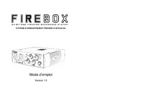 Manuel PreSonus FireBox 