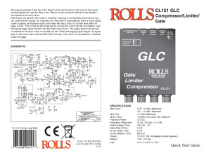 Rolls CL151 Compressor Manual & Schematic 