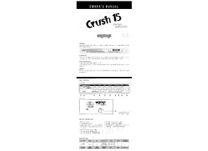 Crush 15 Manual