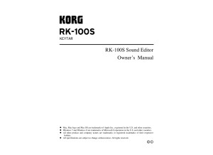 RK100S Sound Editor (E)