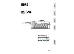 RK100S Owner's Manual (EFGS2) 