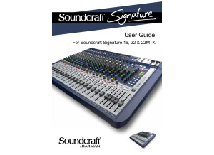Soundcraft Signature 16 22 User Guide original 